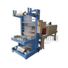 Automatic pet bottle shrink wrapping machine